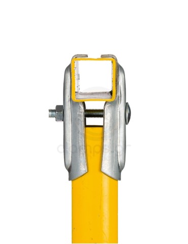 ''T'' Clamp (Vertical round pipe - Horizontal square pipe)