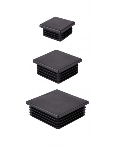 Square Plastic pipe caps